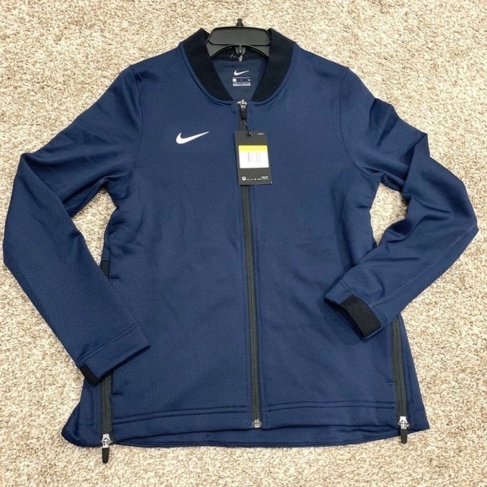 Nike Therma Flex Full Zip Jacket Womens AT5415 Basketball medium Tall Gray NWT